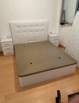 Canapé abatible blanco en oferta