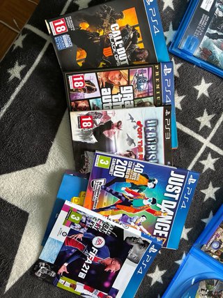 PS4 (PlayStation 4) + Mando + 3 Juegos