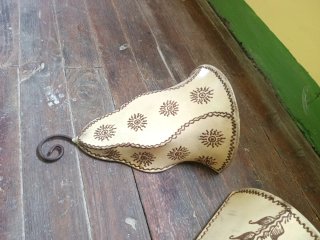 Lámparas árabes de piel (Set de 4)