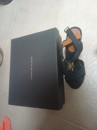 Sandalias Tommy Hilfiger Azul Marrón