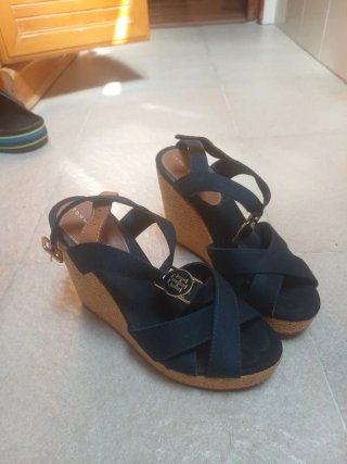 Sandalias Tommy Hilfiger Azul Marrón