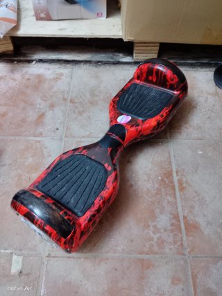 Hoverboard Rojo Negro Llama