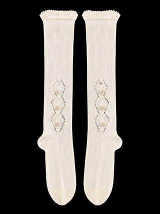 Calcetas de mujer bordadas