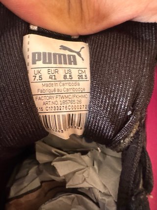 Zapatillas Puma Enzo 2 Negras y Blancas