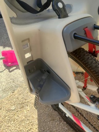 Silla portabebés y niños para bicicleta