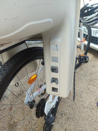 Silla portabebés y niños para bicicleta