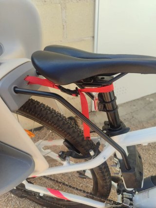 Silla portabebés y niños para bicicleta