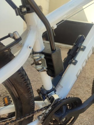 Silla portabebés y niños para bicicleta