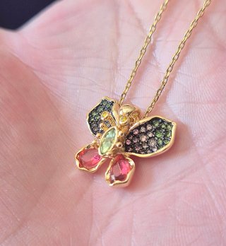 Pingente Swarovski Idyllia Borboleta