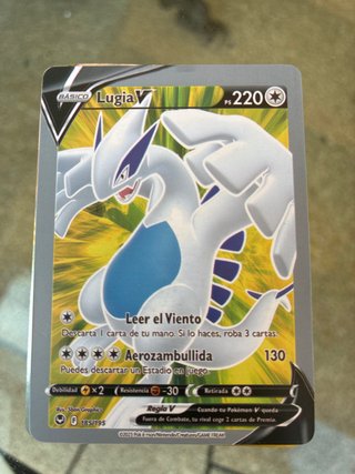 Carta Pokémon Lugia V 185/195