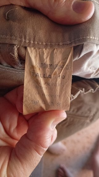 Pantalón niño beige
