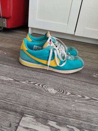 Nike Cortez Azzurro e Giallo Taglia 43