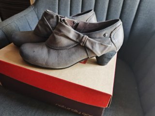 Zapatos, tipo Botines Pikolinos /Gris Piel