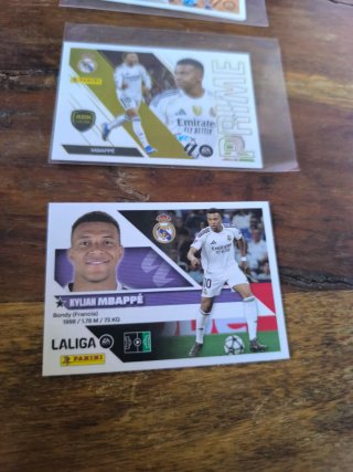 Lote 3 Cromos Mbappé Real Madrid Liga 26/27