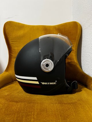 Casco NZI Negro Vintage