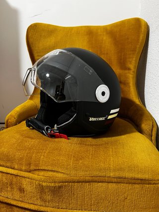 Casco NZI Negro Vintage