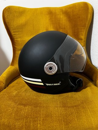 Casco NZI Negro Vintage