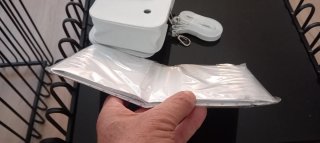 Funda cuero blancay álbum Instax Mini