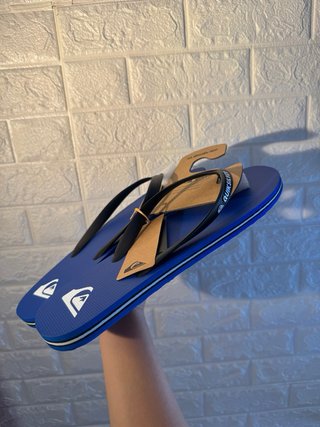 Chanclas Quiksilver Azul y Negro