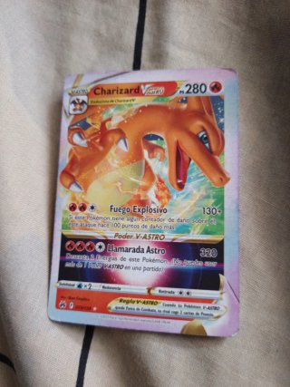 Carta Pokémon Charizard V ASTRO 280 PS