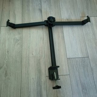 Soporte Doble Monitor Negro