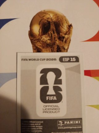 Cromo Mundial 2026 Panini Lamine Yamal España