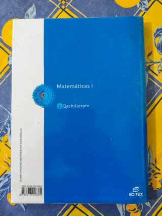 Matemáticas I 1º Bachillerato Editorial Editex