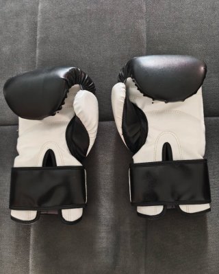 Saco de boxeo + guantes + vendas