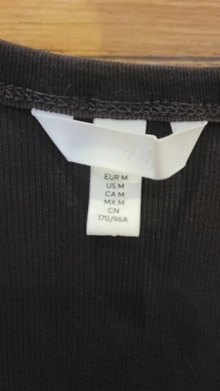 Camiseta tirantes canale H&M marrón oscuro