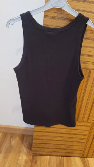 Camiseta tirantes canale H&M marrón oscuro