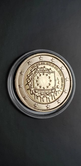 2€ Belgio 2015 Bandiera