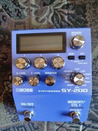 Boss SY-200 Sintetizador Guitarra