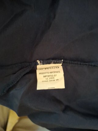 Camicia donna in seta blu