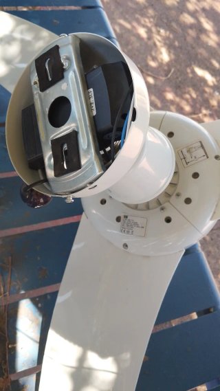 Ventilador de techo blanco 3 aspas