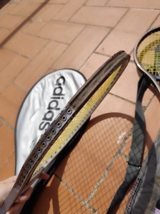 Lote Raquetas Vintage Adidas, Dunlop, Tecno