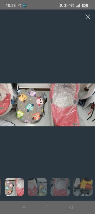 Cochecito, silla y saco de bebé