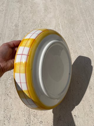 Frutero cerámica pintado a mano
