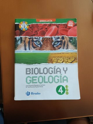 Libro Biología y Geología; 4°ESO