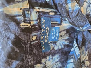 Camisa Vintage Estampado Coches Azul