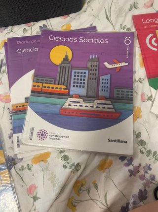 Libros 6 de primaria editorial Santillana