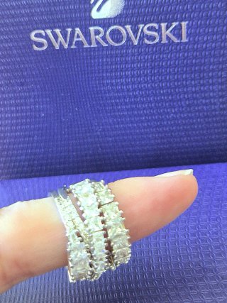 Anel Swarovski Hyperbola Twist