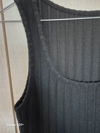 Vestido longo preto
