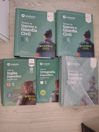 Temario completo, prefortia Guardia Civil, nuevo
