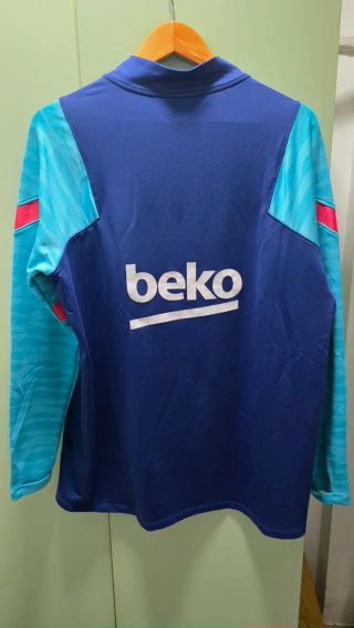 Sudadera FC Barcelona Nike Media Cremallera