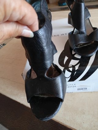 Sandalias Nine West Negras Talla 36,5