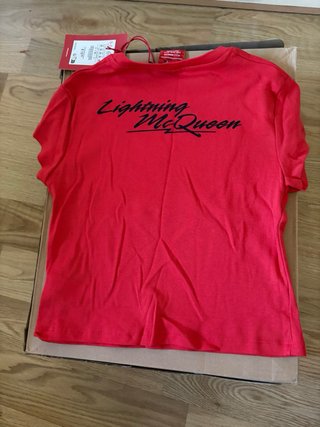Camiseta Pull&Bear Rayo McQueen Talla M