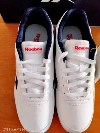 Zapatos Reebok Niños Blancos y Azules