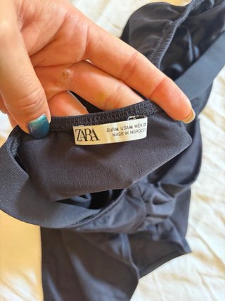 Body negro Zara Talla M