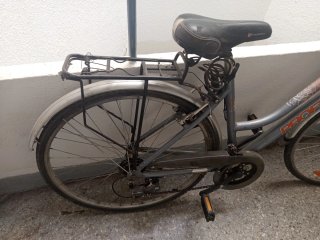 Bicicleta Proflex Gris con Cesta