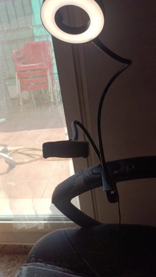 Anillo de luz para grabar con móvil
